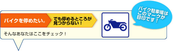 バイク駐車場マーク